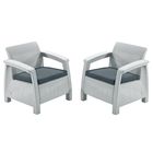 Комплект мебели Duo, цвет белый - Фото 1