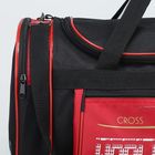 Сумка спортивная «Кросс-2», 1 отдел на молнии, 2 наружных кармана, цвет красный - Фото 4