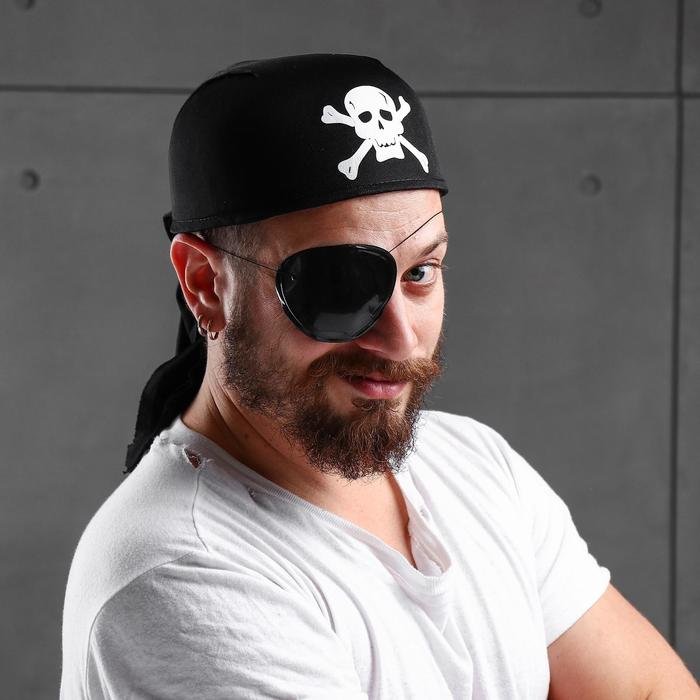 Бандана пирата «Череп», р-р. 56-58 - Фото 1