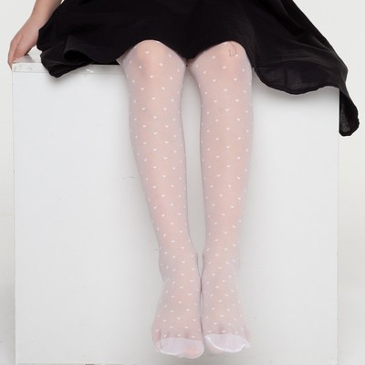 Колготки детские нарядные ANABEL 20 ден цвет белый (bianco), рост 116-122