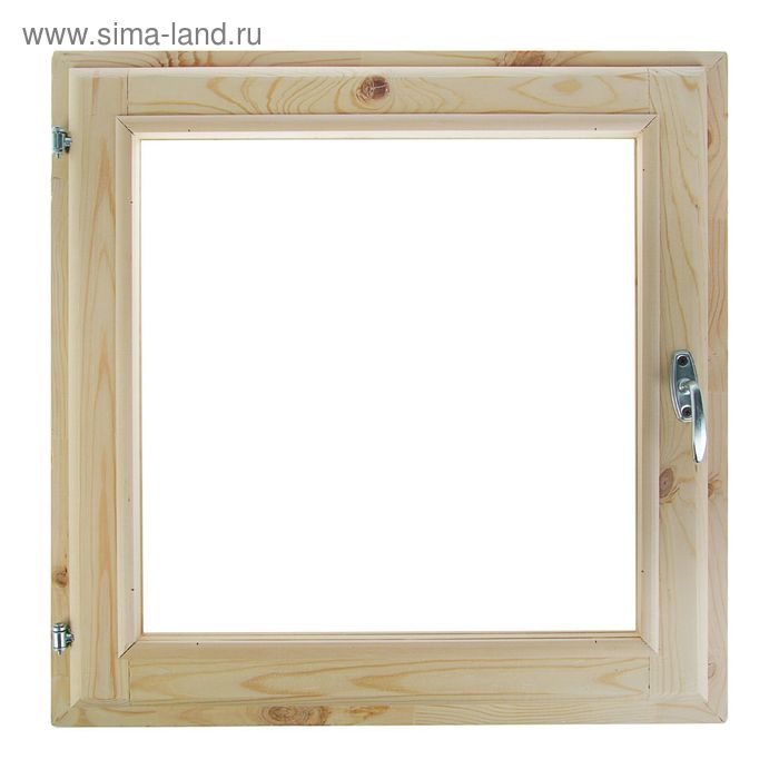 Окно, 50×50см, однокамерный стеклопакет, из хвои - Фото 1