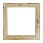 Окно, 80×80см, однокамерный стеклопакет, из хвои - Фото 1