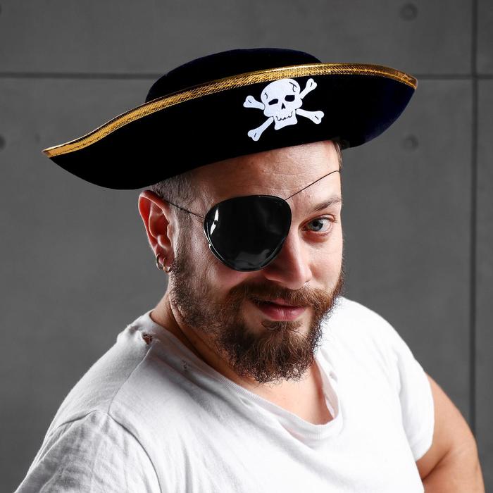 Пиратская шляпа рисунок