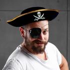Шляпа пиратская, детская, золотистая каемка, р-р. 50 - Фото 4