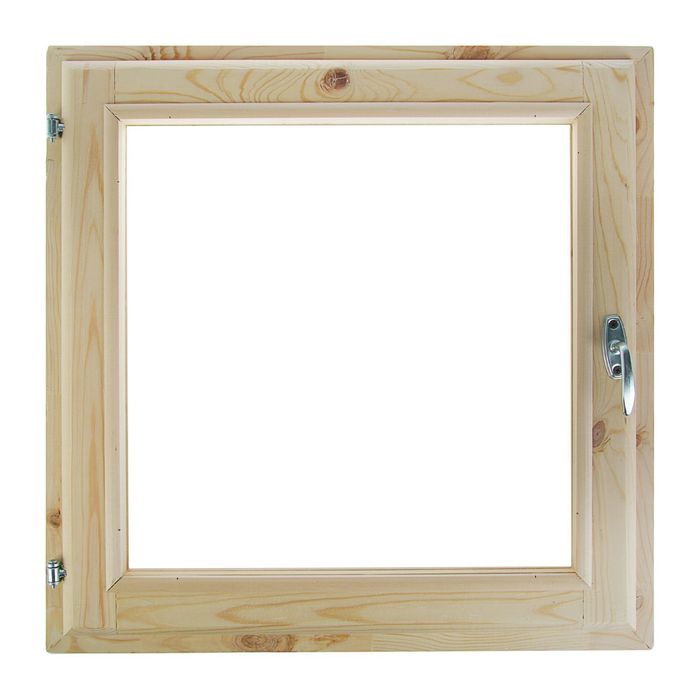 Окно, 90×90см, однокамерный стеклопакет, из хвои