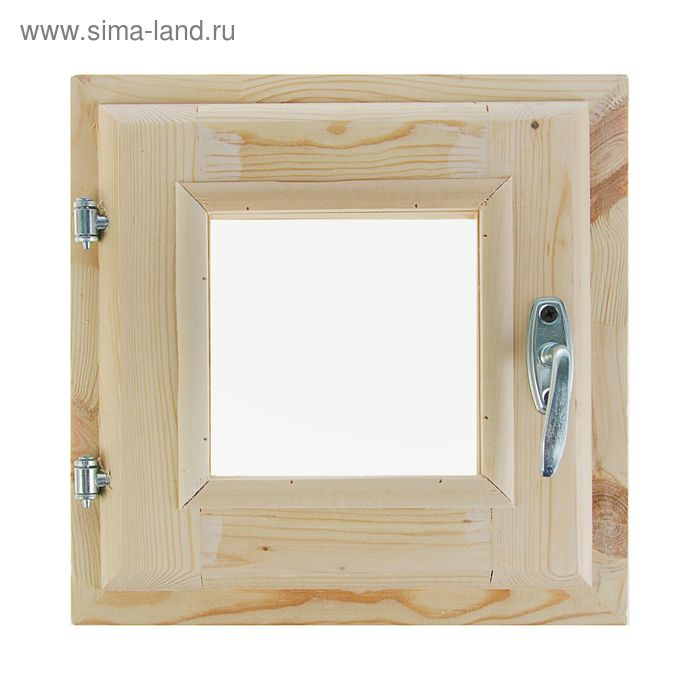 Окно, 30×30см, двойное стекло, с уплотнителем, из хвои - Фото 1