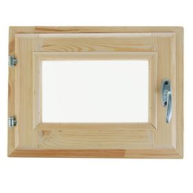 Окно, 30×40см, двойное стекло, с уплотнителем, из хвои