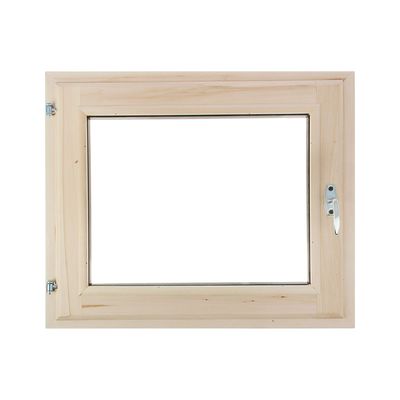 Окно, 50×60см, двойное стекло, с уплотнителем, из липы