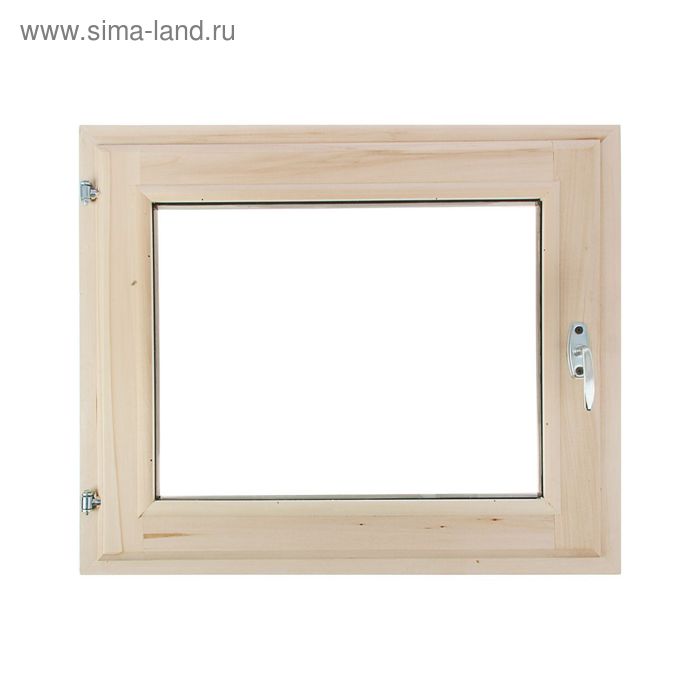 Окно, 50×60см, двойное стекло, с уплотнителем, из липы - Фото 1