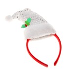 Ободок карнавальный "Колпачок" блестящий - Фото 1