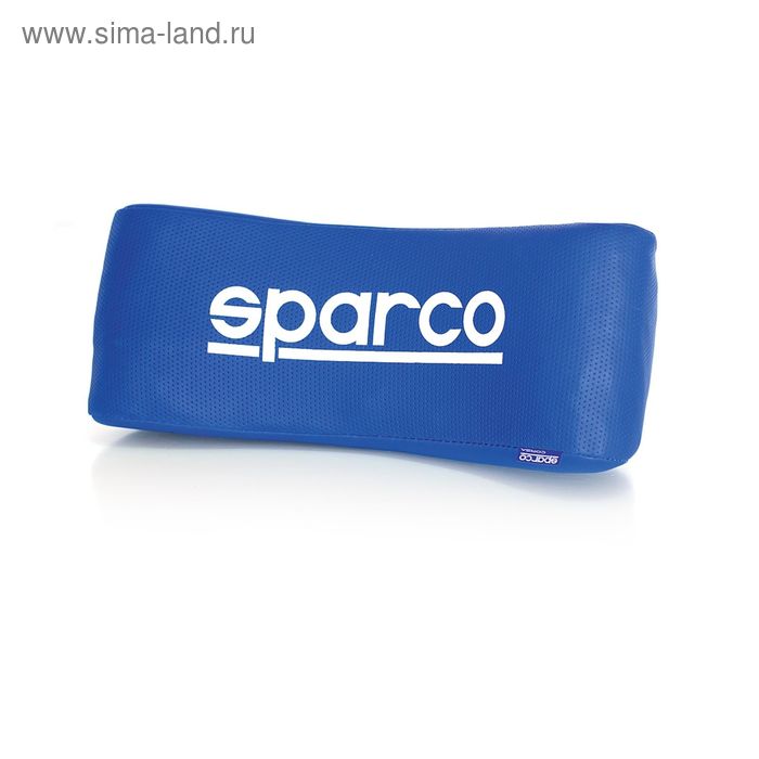 Упор под шею Sparco, перфорированная экожа, синий (SPC/NEC-001 BL) - Фото 1