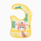 Нагрудник для кормления M&B «Жирафик Лило» непромокаемый на липучке, с карманом - Фото 4