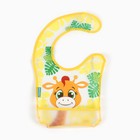 Нагрудник для кормления M&B «Жирафик Лило» непромокаемый на липучке, с карманом - Фото 6