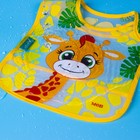 Нагрудник для кормления M&B «Жирафик Лило» непромокаемый на липучке, с карманом - Фото 7