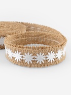 Лента холщовая «Ромашки», натуральная, 20 мм, 4.5±0.5 м, белая - Фото 3