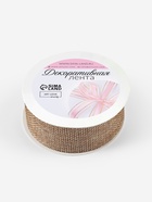 Лента текстильная, 30 мм, 4.5±0.5 м, бежевая - Фото 3