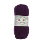 Пряжа "Extra" 10% шерсть, 90% акрил 220м/100гр (74 фиолетовый) - Фото 2