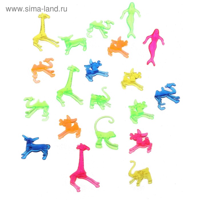 Фигурка для коктейля, набор 24 шт, ассорти - Фото 1