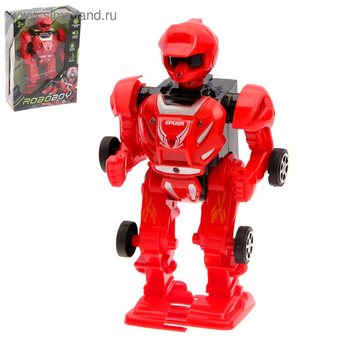 Робот ROBOBOY, световые и звуковые эффекты, ходит - Фото 1