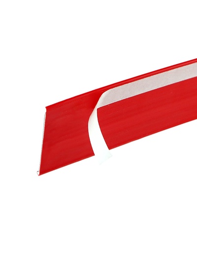 Ценникодержатель полочный самоклеящийся, DBR39, 1000мм, цвет красный