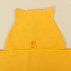 Полотенце-накидка махровое «Котик», размер 75×125 см, цвет жёлтый, хлопок, 300 г/м² - Фото 5