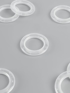 Люверсы для штор, d=4/6.5 см, 10 шт., прозрачные - Фото 2