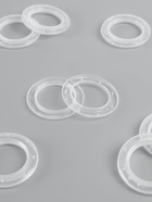 Люверсы для штор, d=4/6.5 см, 10 шт., прозрачные - Фото 3