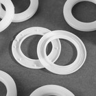 Люверсы для штор, d=4/6.5 см, 10 шт., белые - Фото 2