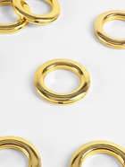 Люверсы для штор, d=4.3/6.5 см, 10 шт., цвет золотой - Фото 2