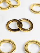 Люверсы для штор, d=4.3/6.5 см, 10 шт., цвет золотой - Фото 4