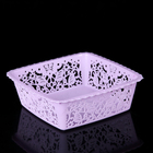 Корзинка пластиковая для хранения «Бабочки», цвет МИКС - Фото 1