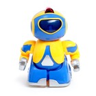 Робот радиоуправляемый «Минибот», световые эффекты, цвет жёлтый - Фото 2