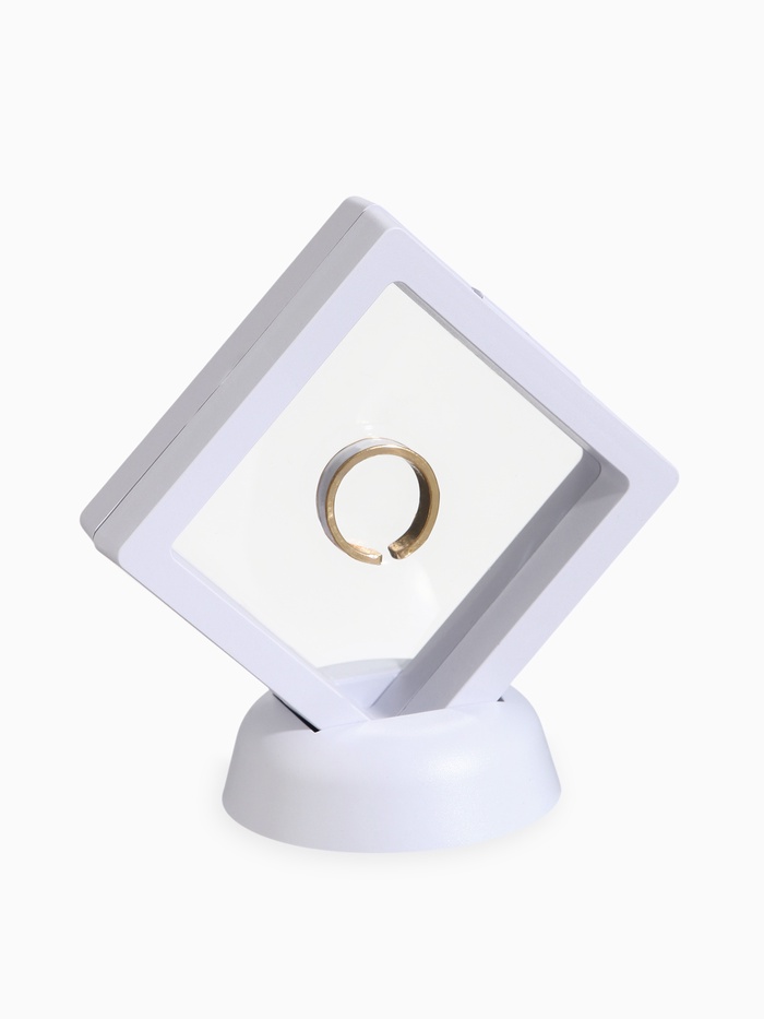 Подставка для украшений QF «Ромб», 7×3×7 см, белая - Фото 1