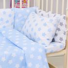 Комплект в кроватку для мальчика "Прянички" (4 предмета), цвет голубой 10400 - Фото 2