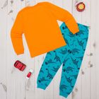 Пижама для мальчика, рост 146 см, цвет оранжевый - Фото 8