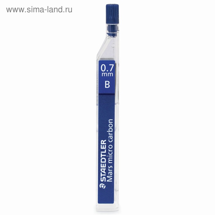 Грифели для механических карандашей 0.7 мм Staedtler Mars micro B, 12 штук 250 07-B - Фото 1