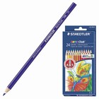 Карандаши 24 цвета Staedtler Noris Club, заточенные - Фото 2