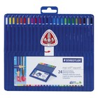 Карандаши акварельные 24 цвета Премиум Staedtler Ergosoft, пластиковые - Фото 1