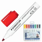 Набор маркеров для доски 8 цветов 2.0 мм Staedtler Lumocolor, круглые - Фото 1