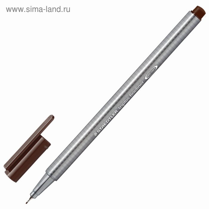 Ручка капиллярная Staedtler 0,3 мм, трёхгранная, чернила табак 334-77 - Фото 1