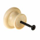 Ручка-кнопка Алапаевск, «Ромашка», цвет под дерево - Фото 2