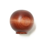 Ручка-кнопка Алапаевск, «Шар», цвет под дерево (комплект 10 шт) - фото 24374733