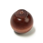 Ручка-кнопка Алапаевск, «Шар», цвет под дерево (комплект 10 шт) - фото 24374734