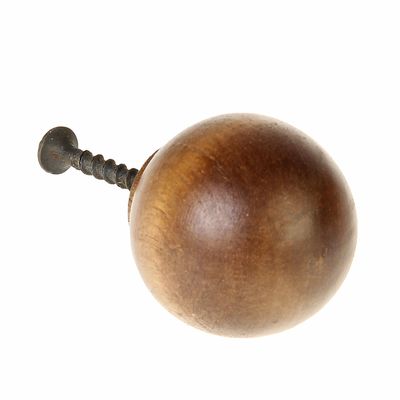 Ручка-кнопка Алапаевск, «Шар», цвет под дерево