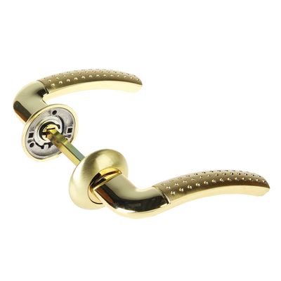 Ручка дверная DF 26, цвет латунь/золото глянец