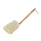 Мочалка из люфы, на деревянной ручке - Фото 1
