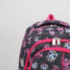 Рюкзак молодёжный на молнии, 3 отдела, 2 наружных кармана, 2 боковых кармана, разноцветный - Фото 4