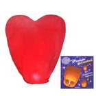 Фонарик желаний, сердце, красный - Фото 3