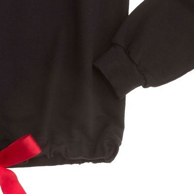 Толстовка женская KAFTAN "Новый год!", чёрный, размер 50-52, 100% хлопок