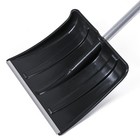 Лопата для уборки снега, автомобильная, пластиковый ковш 380×370 мм, алюминиевая планка, алюминиевый черенок, с ручкой - Фото 7